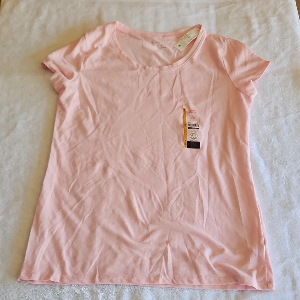 No Boundaries Girls Pink Short Sleeve T-Shirt L (11-13)